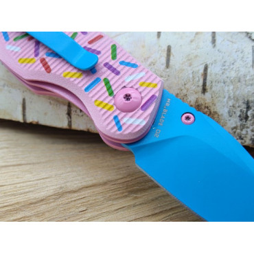 Складной нож Mr.Blade Rexbo Gen.2 Dessert Warrior blue Сталь D2;Рукоять G10